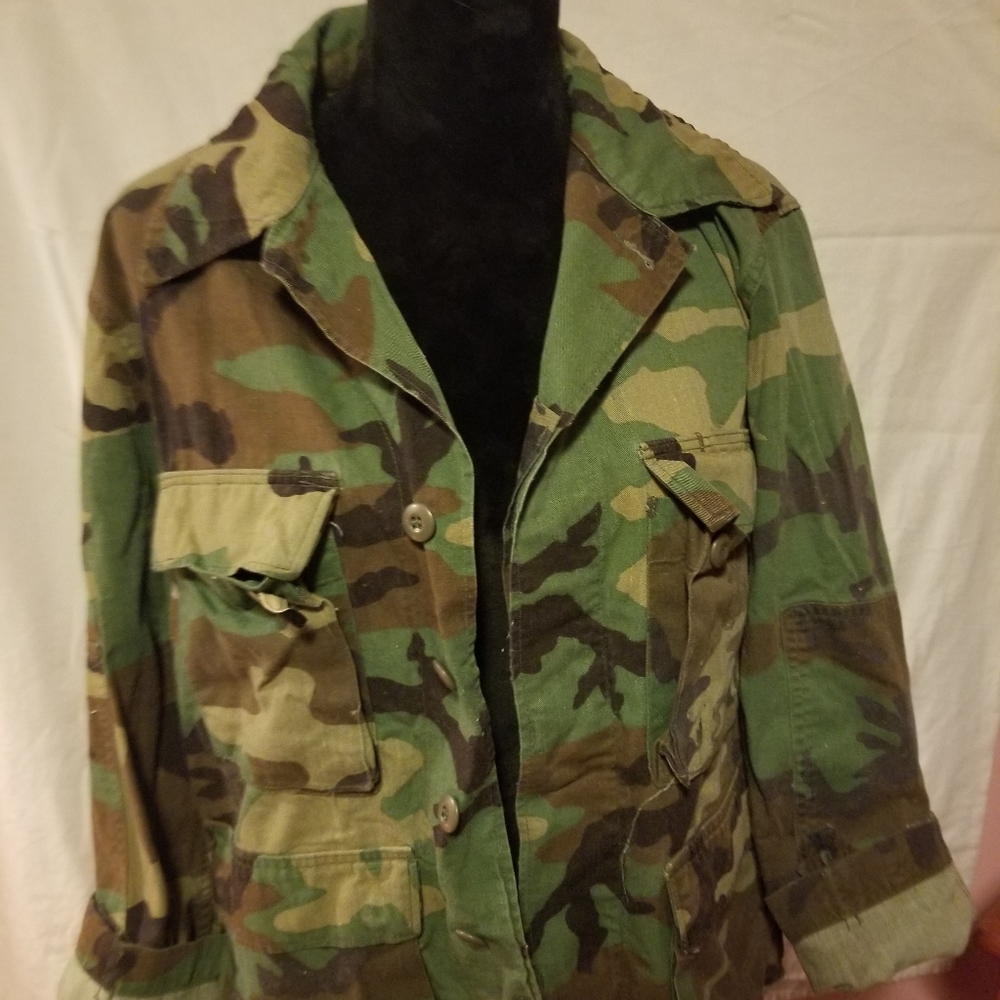 Authentic Camouflage Jacket (Vintage) - Picture 1 of 2